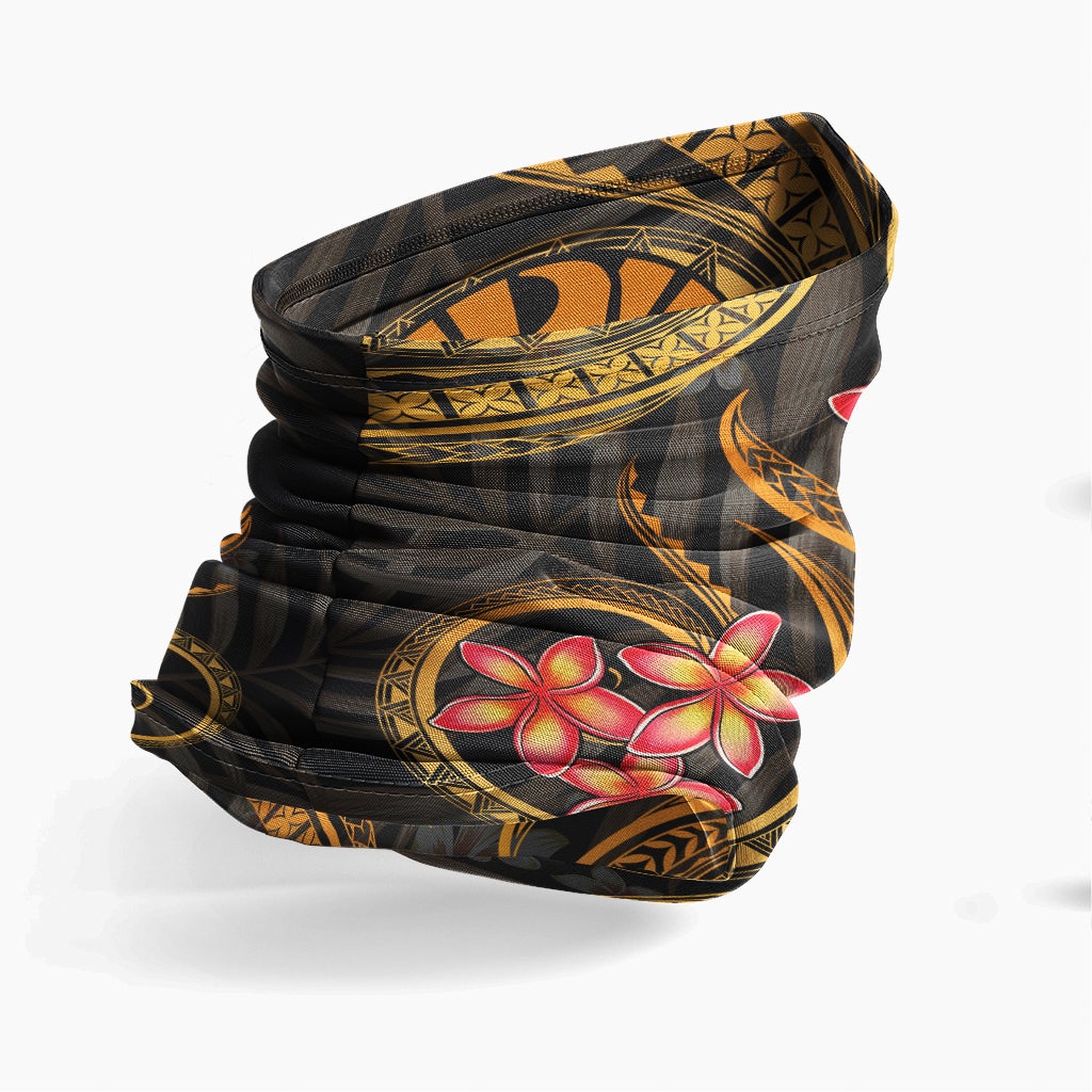 Tahiti Neck Gaiter - Plumeria Gold