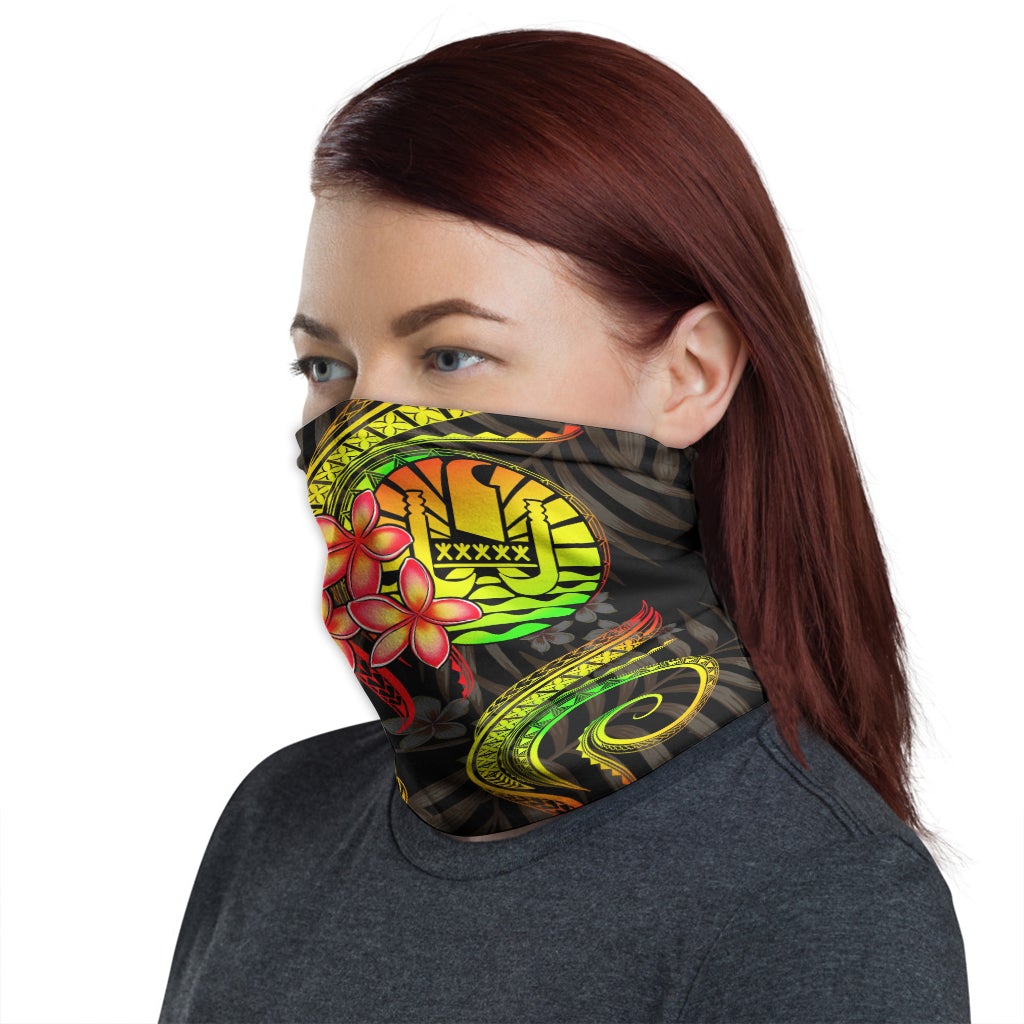 Tahiti Neck Gaiter - Plumeria Reggae