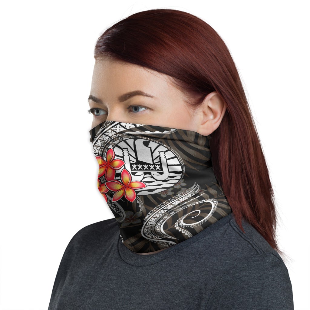 Tahiti Neck Gaiter - Plumeria White
