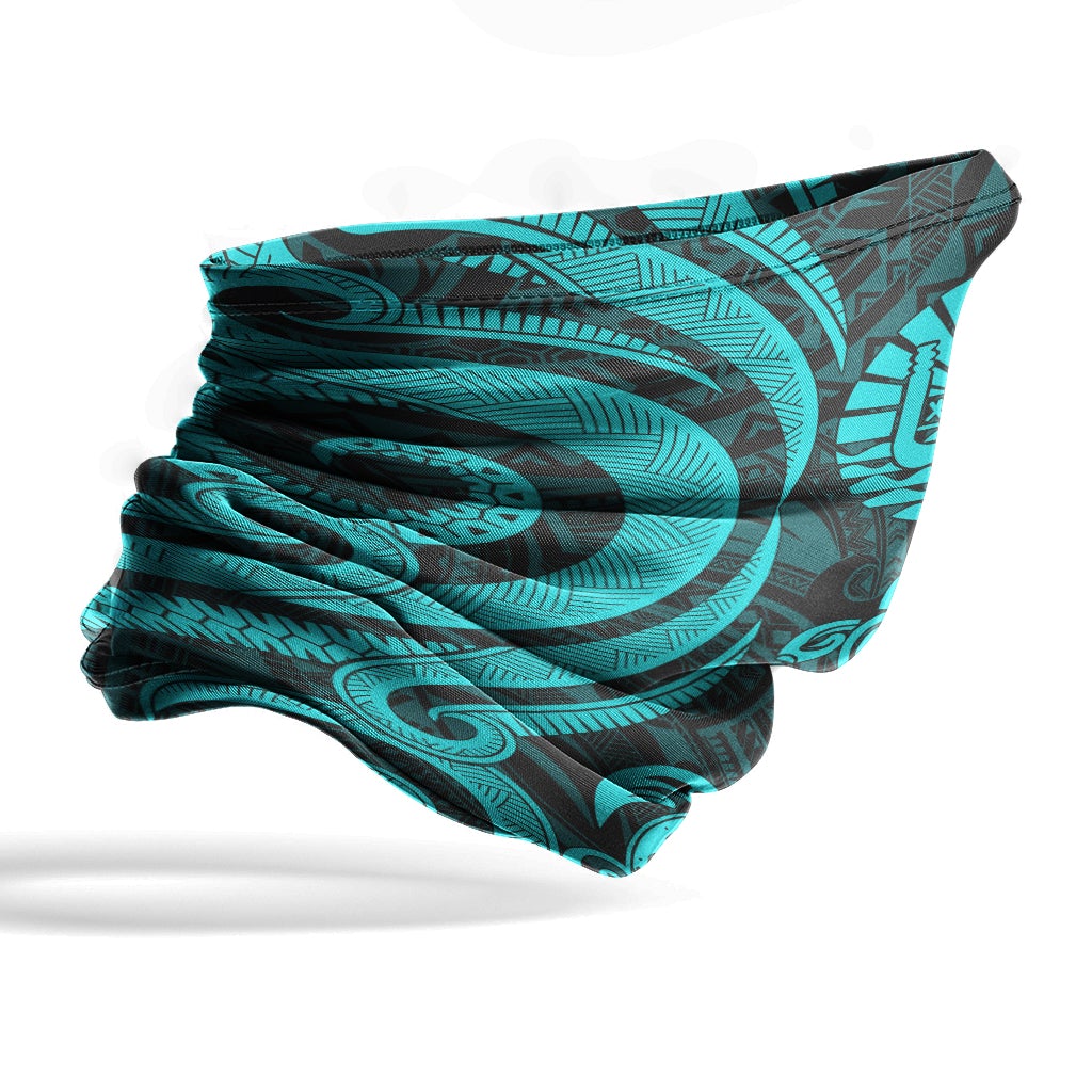 Tahiti Neck Gaiter - Turtle Tentacle Turquoise