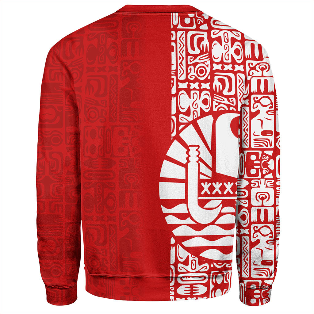 Tahiti Sweatshirt Pattern Tribal