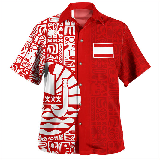 Tahiti Hawaiian Shirt Tribal Tattoo Design