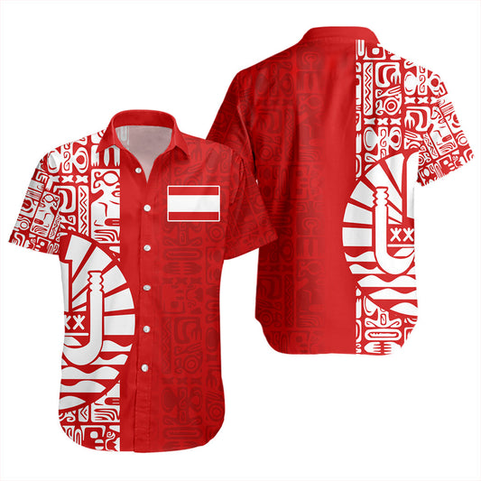 Tahiti Short Sleeve Shirt Pattern Tribal
