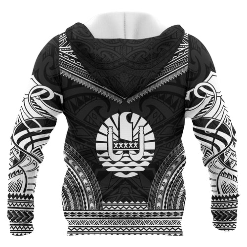 Tahiti Polynesian Chief Custom Personalised Hoodie - Black Version