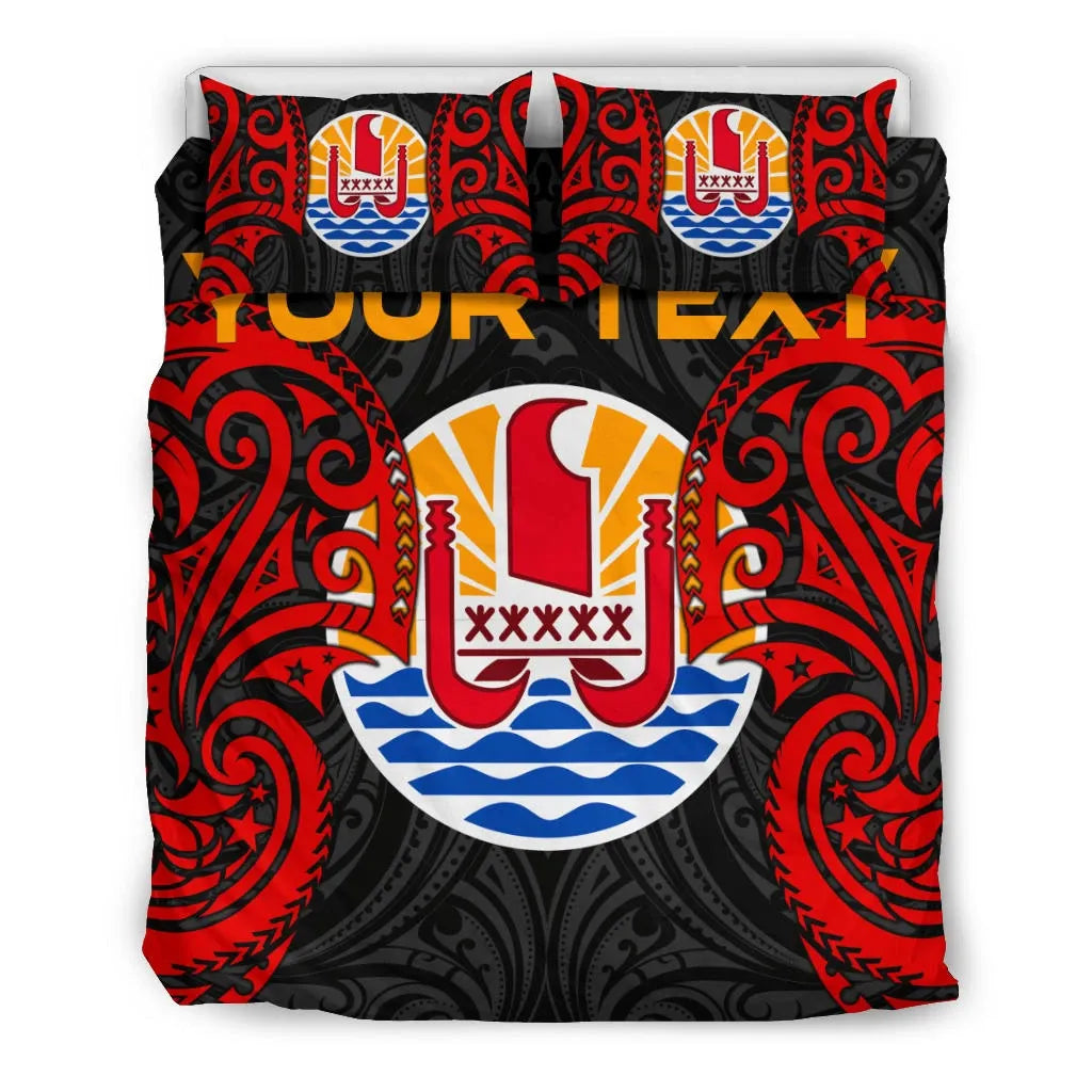 Tahiti Polynesian Custom Personalised Bedding Set - Tahitians Spirit