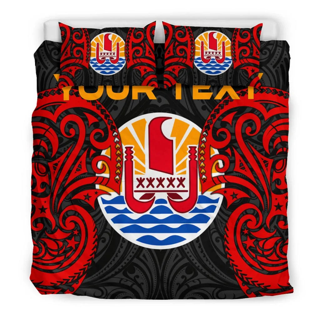 Tahiti Polynesian Custom Personalised Bedding Set - Tahitians Spirit