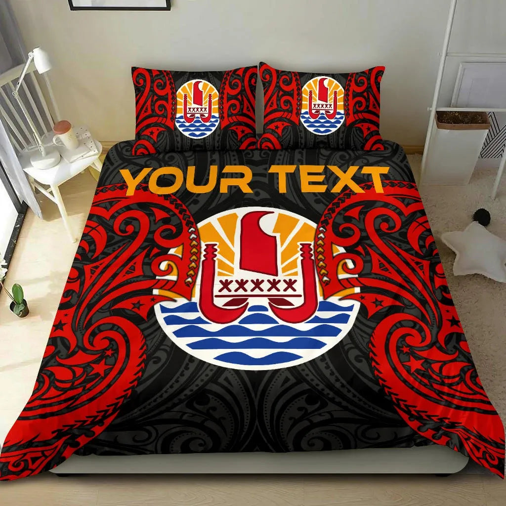 Tahiti Polynesian Custom Personalised Bedding Set - Tahitians Spirit