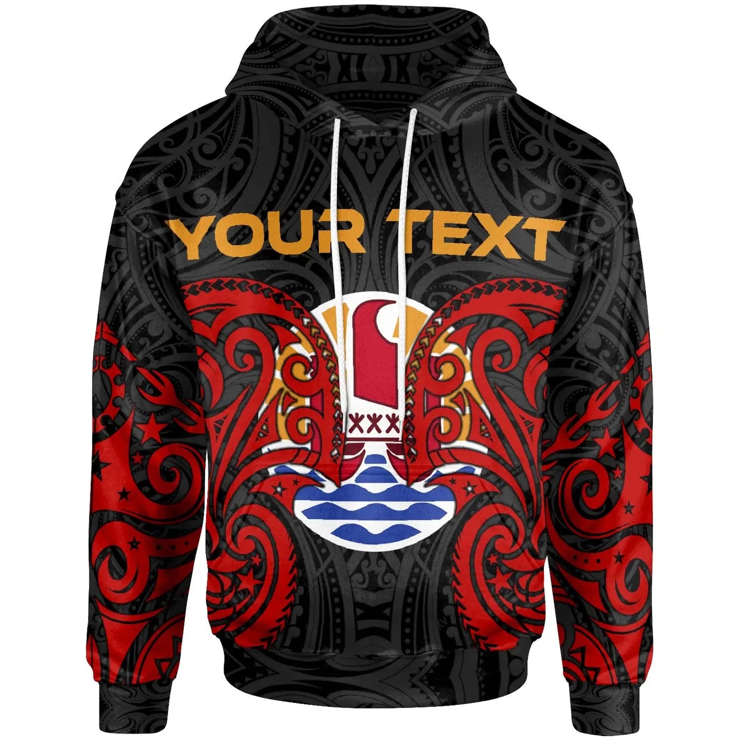 Tahiti Polynesian Custom Personalised Hoodie - Tahitians Spirit
