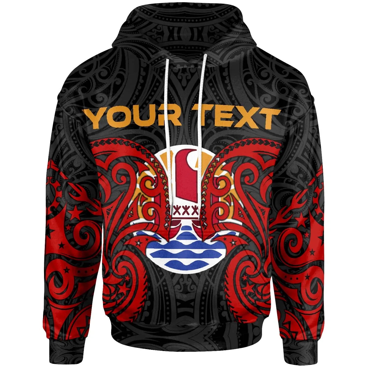 Tahiti Polynesian Custom Personalised Hoodie - Tahitians Spirit