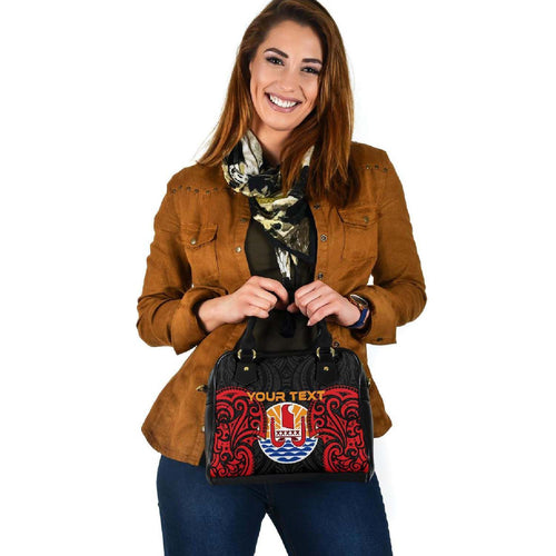 Tahiti Polynesian Custom Personalised Shoulder Handbag - Tahitians Spirit