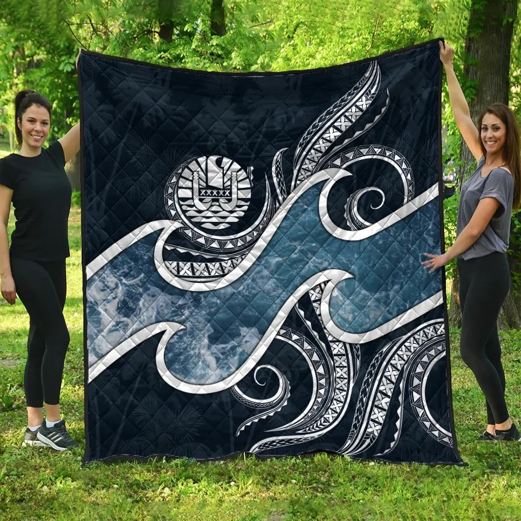 Tahiti Polynesian Premium Quilt - Ocean Style