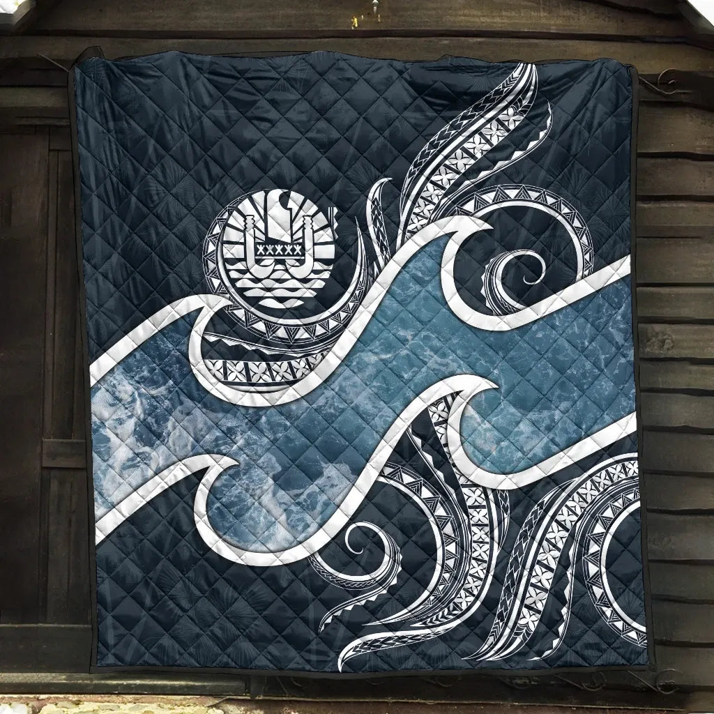 Tahiti Polynesian Premium Quilt - Ocean Style