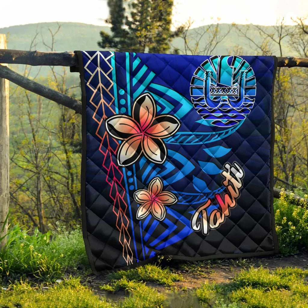 Tahiti Premium Quilt - Vintage Tribal Mountain