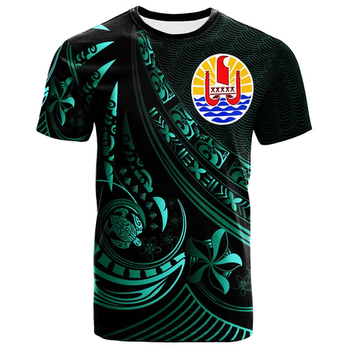 Tahiti T-Shirt - The Flow Of The Ocean Green