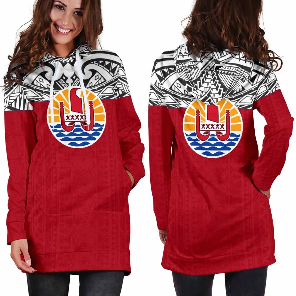 Tahiti Female Hoodie Dress - Polynesian Design