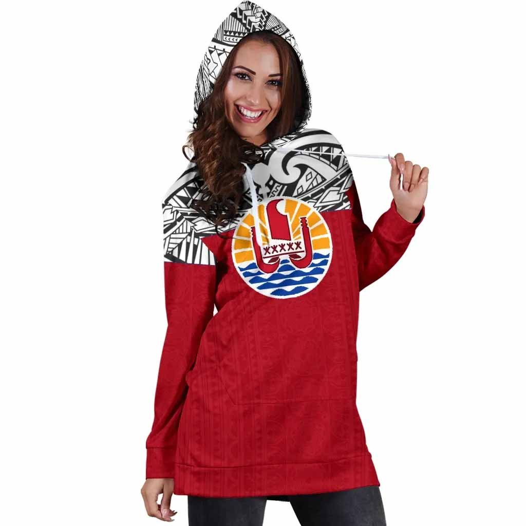 Tahiti Female Hoodie Dress - Polynesian Design