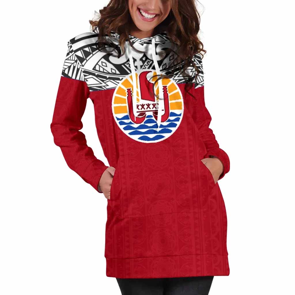 Tahiti Female Hoodie Dress - Polynesian Design