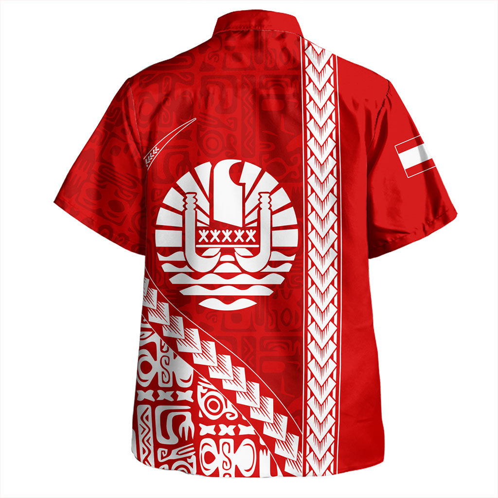 French Polynesia Custom Personalised Hawaiian Shirt Seal Turtle Plumeria Tribal Patterns