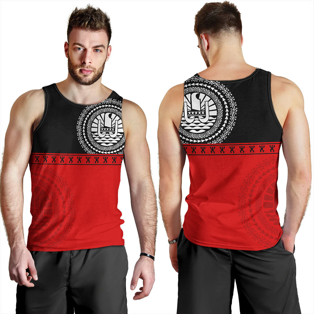 Tahiti Tank Top Tribal Tattoo Design