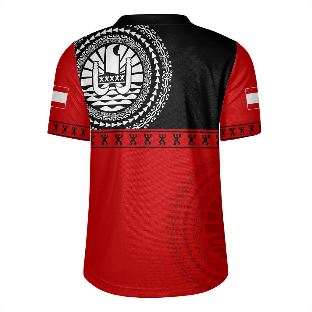 Tahiti Rugby Jersey Tribal Tattoo Design