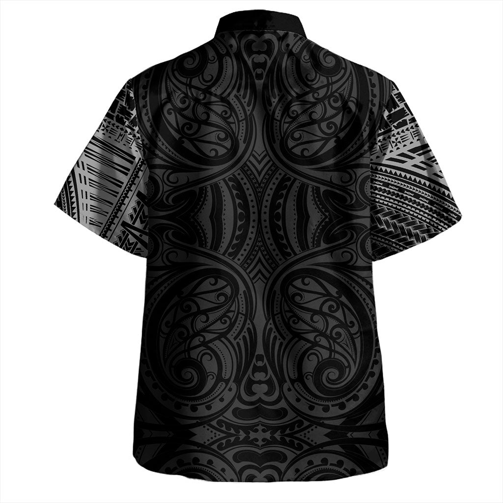 Samoa Hawaiian Shirt Tribal Tattoo Chest Design
