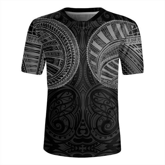 Samoa Rugby Jersey Tribal Tattoo Chest Design
