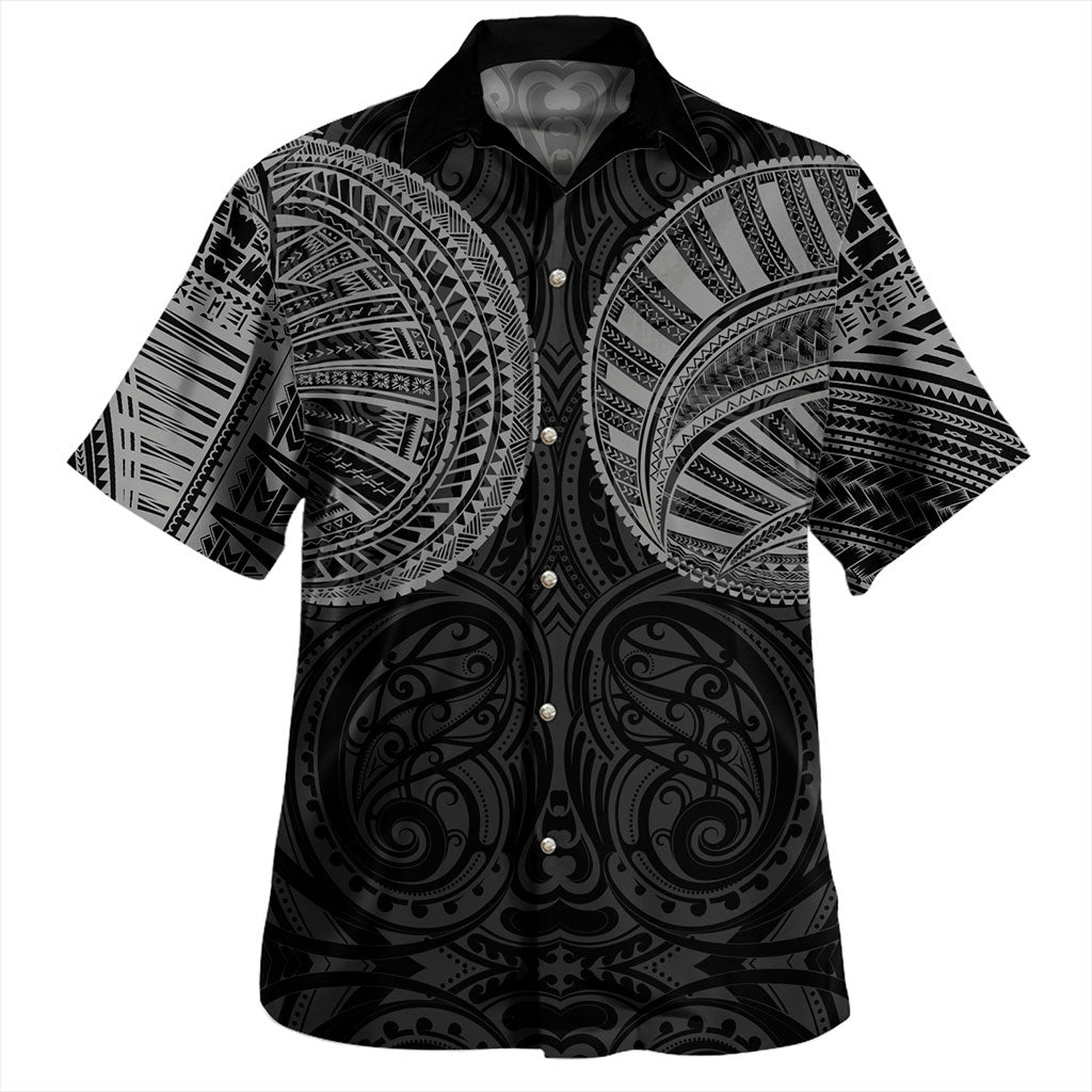 Samoa Hawaiian Shirt Tribal Tattoo Chest Design