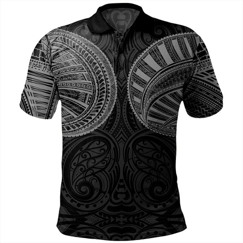 Samoa Polo Shirt Tribal Tattoo Chest Design