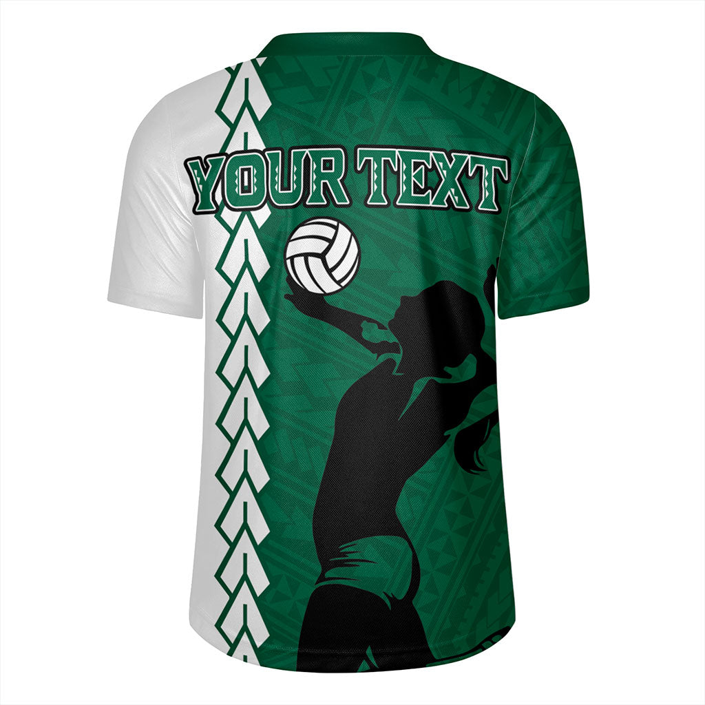 Hawaii Rugby Jersey Custom Women Volleyball Polynesia Tattoo