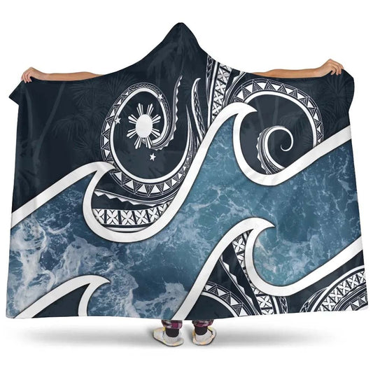 The Philippines Hooded Blanket - Ocean Style
