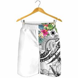 The Philippines Men Shorts - Summer Plumeria (White)