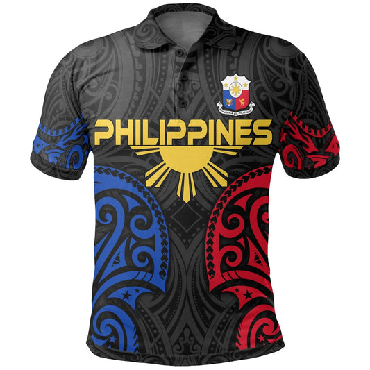 The Philippines Custom Personalised Polo Shirt - Filipino Spirit