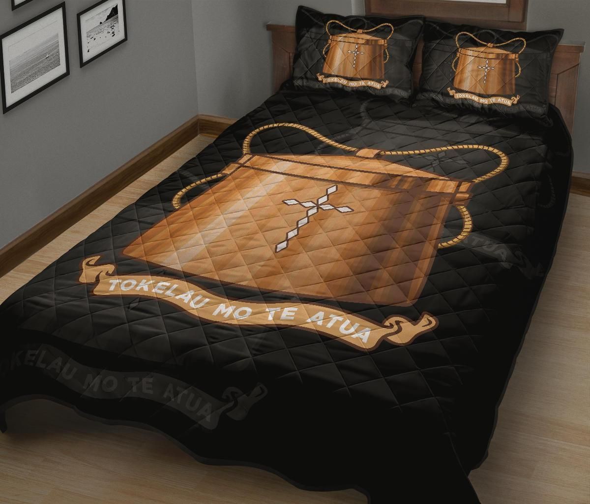 Tokelau Polynesian Quilt Bed Set