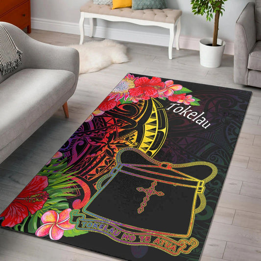 Tokelau Area Rug - Tropical Hippie Style