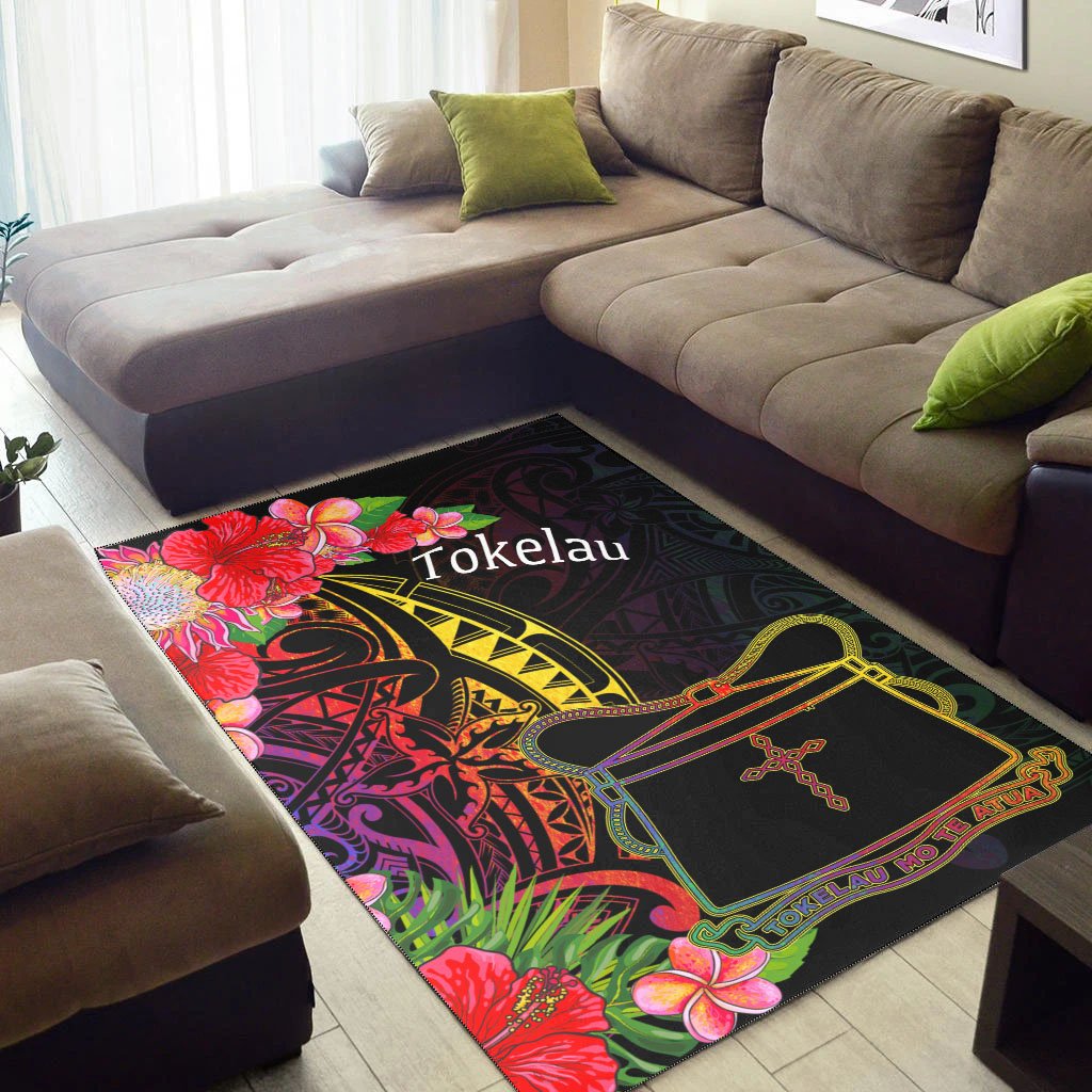 Tokelau Area Rug - Tropical Hippie Style