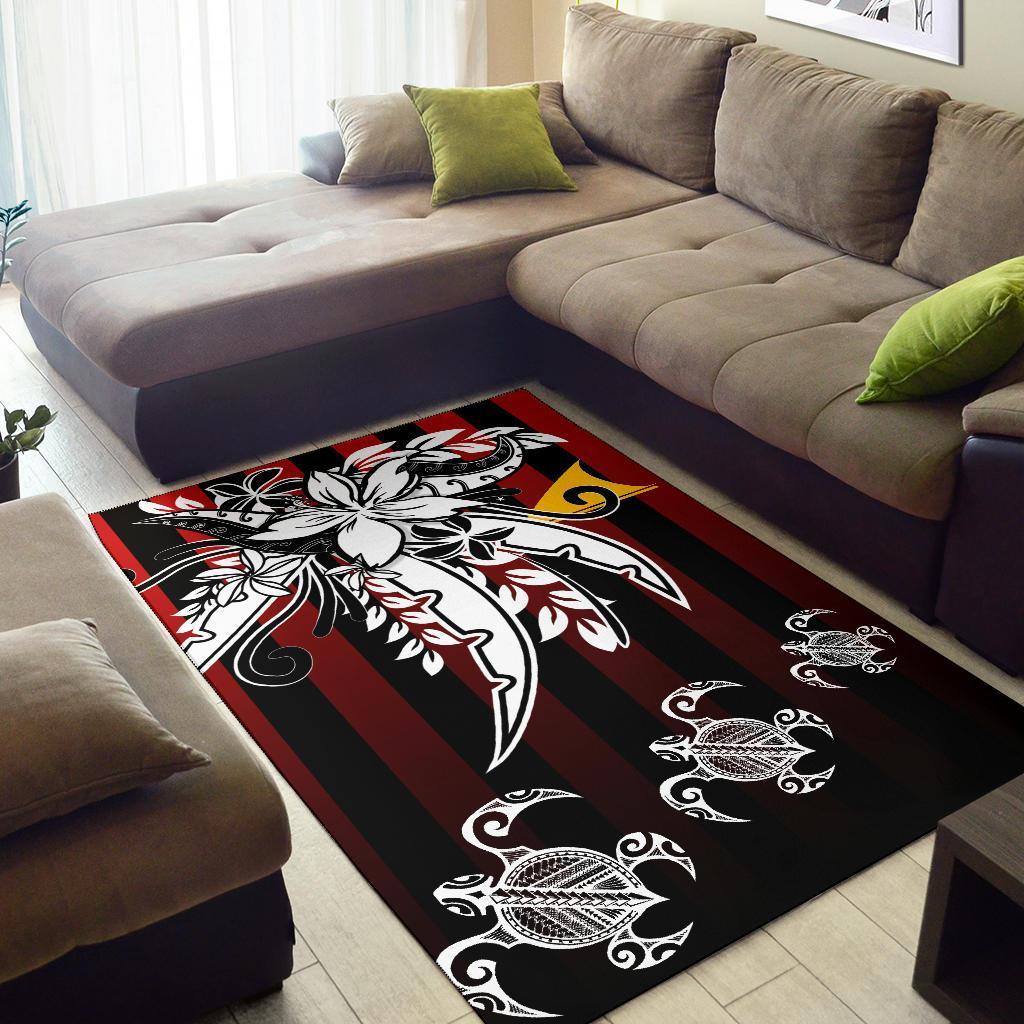 Tokelau Area Rug - Vertical Stripes Style