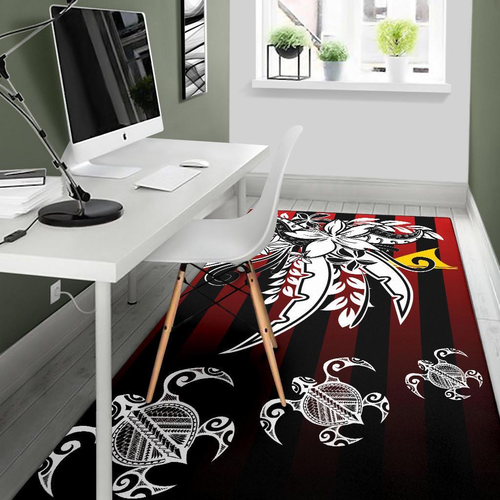 Tokelau Area Rug - Vertical Stripes Style