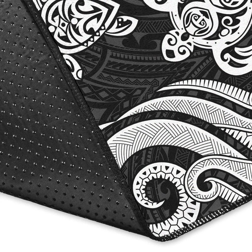 Tokelau Area Rug - White Tentacle Turtle