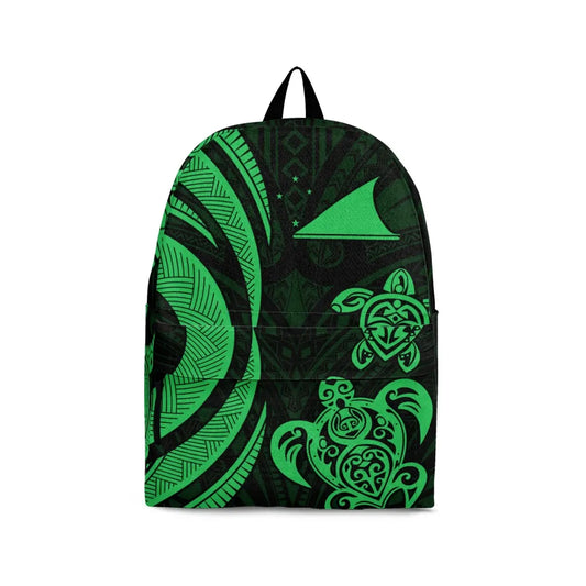 Tokelau Backpack - Green Tentacle Turtle