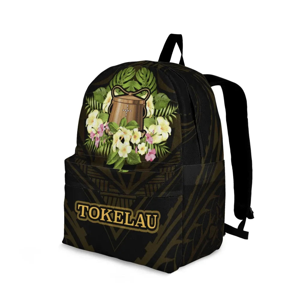 Tokelau Backpack - Polynesian Gold Patterns Collection