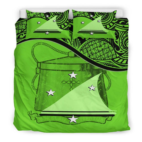 Tokelau Duvet Cover Set - Tokelau Coat Of Arms Green