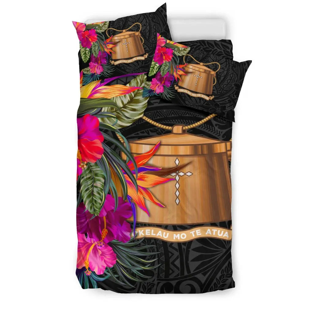 Tokelau Bedding Set - Polynesian Hibiscus Pattern