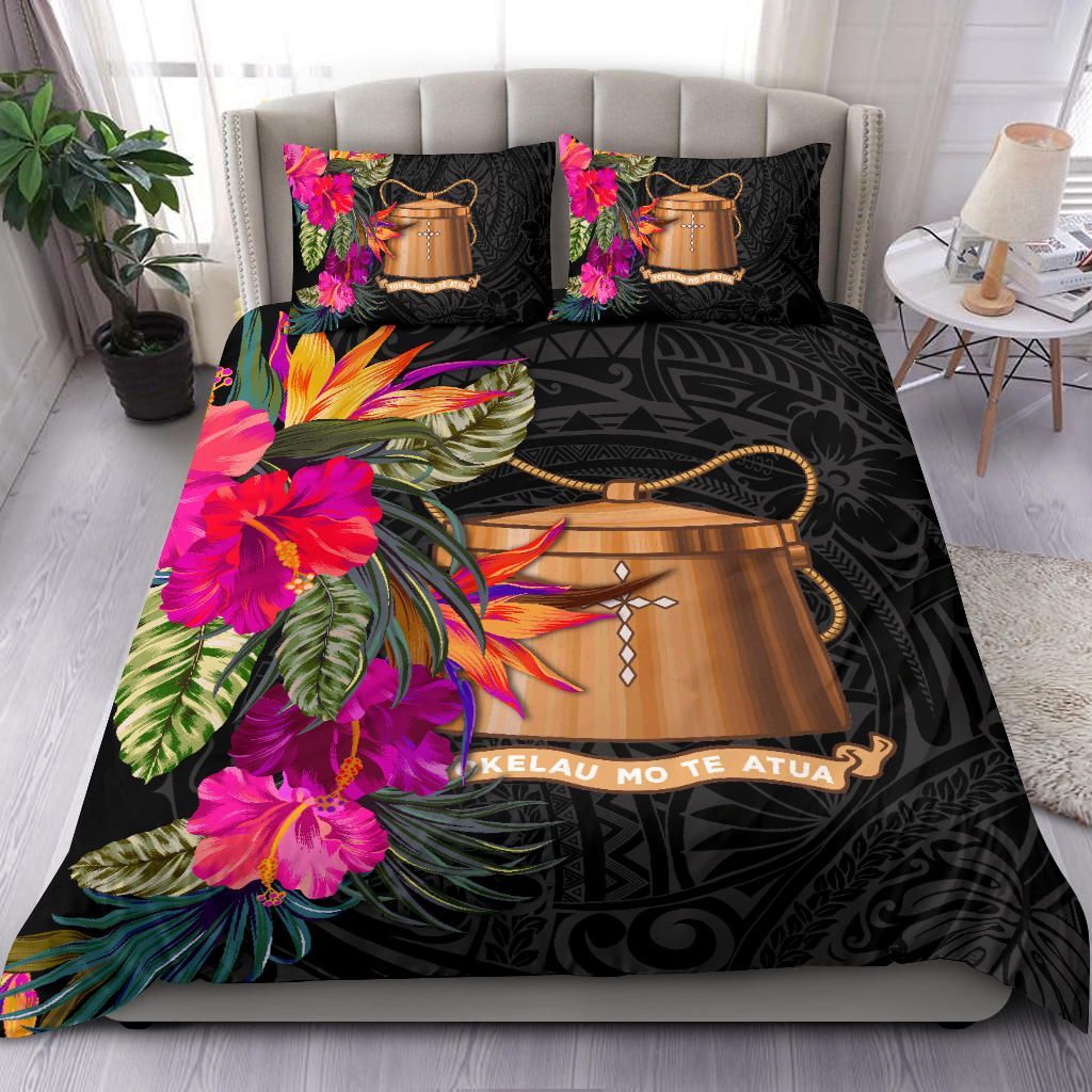 Tokelau Bedding Set - Polynesian Hibiscus Pattern