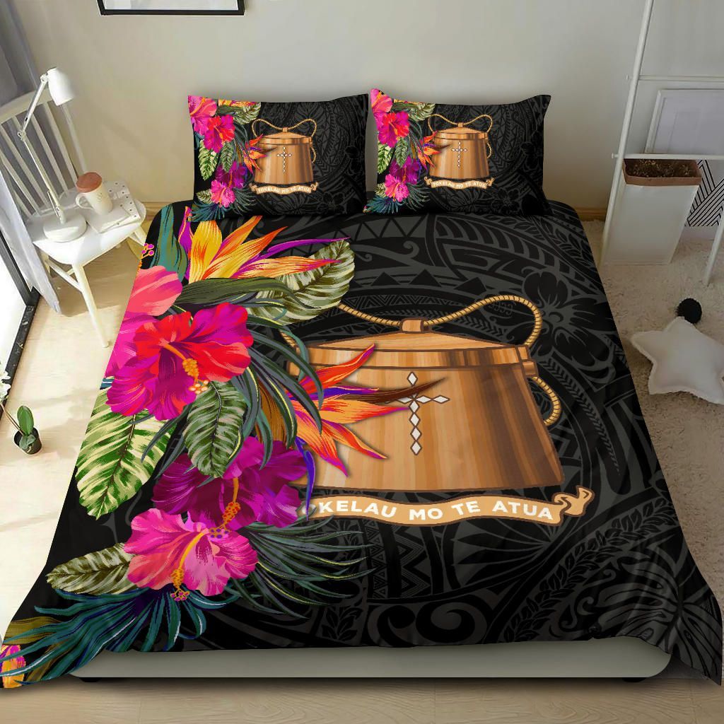 Tokelau Bedding Set - Polynesian Hibiscus Pattern