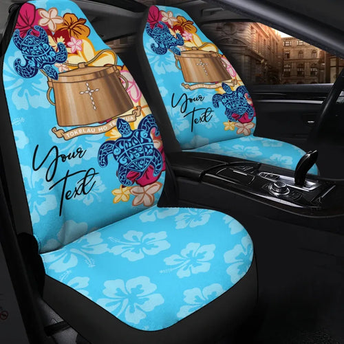 Tokelau Custom Personalised Car Seat Covers - Tropical Style