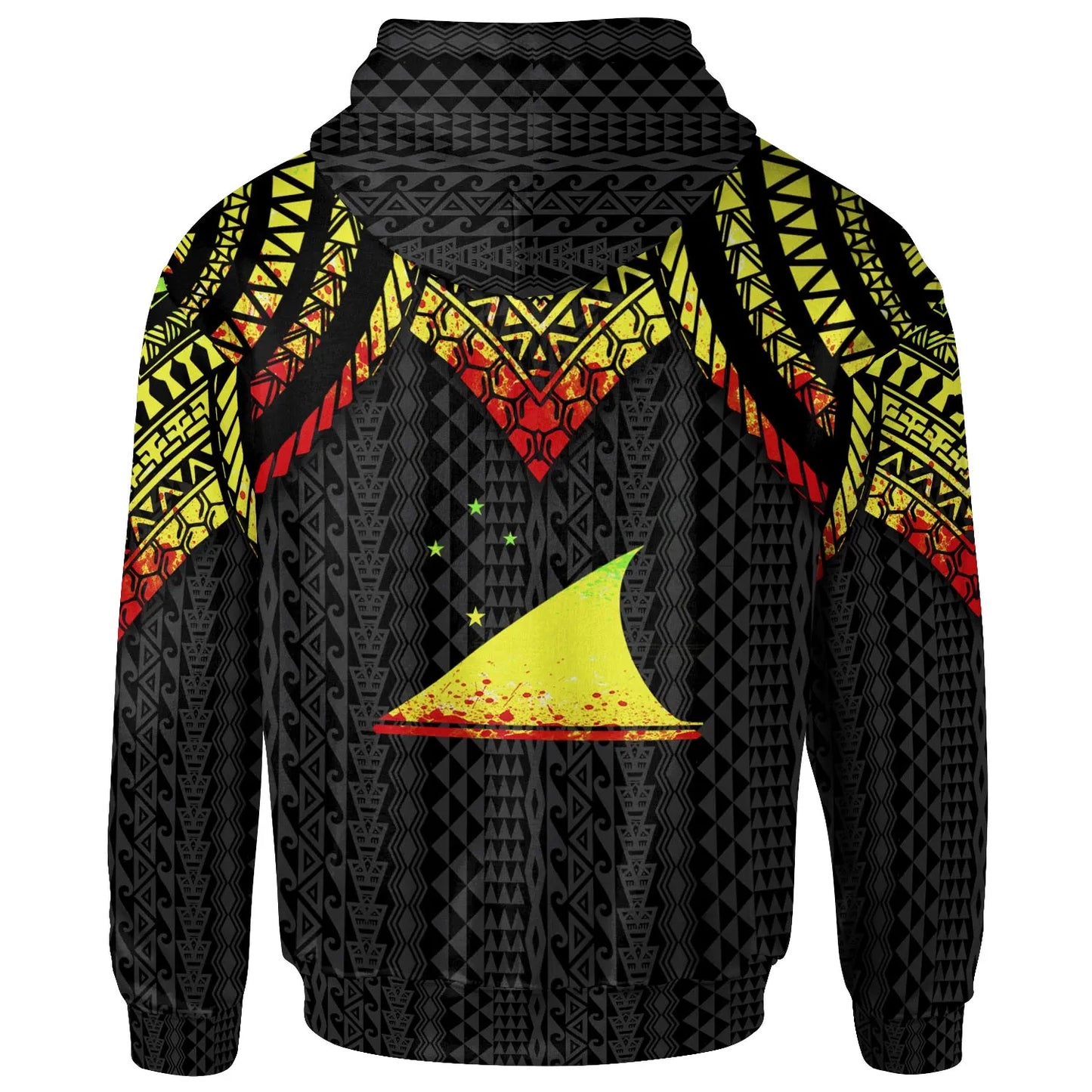 Tokelau Custom Personalised Hoodie - Polynesian Armor Style Reagge