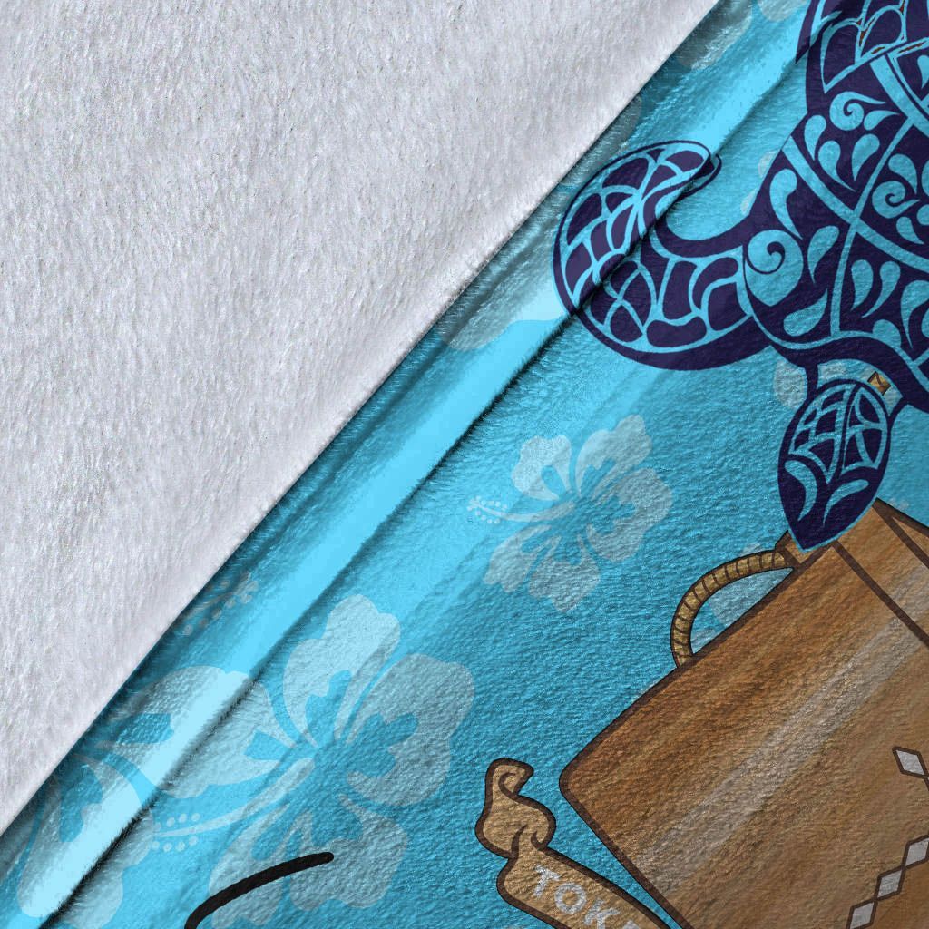 Tokelau Custom Personalised Premium Blanket - Tropical Style
