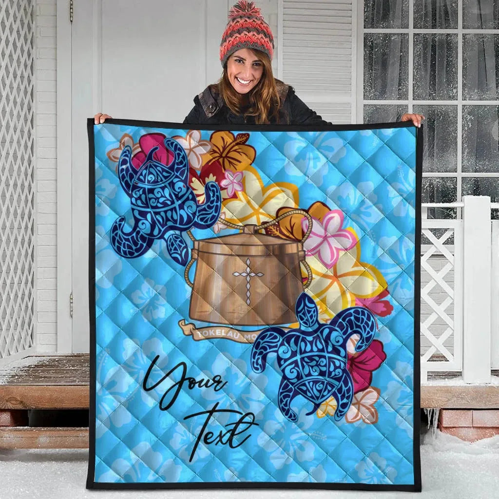 Tokelau Custom Personalised Premium Quilt - Tropical Style