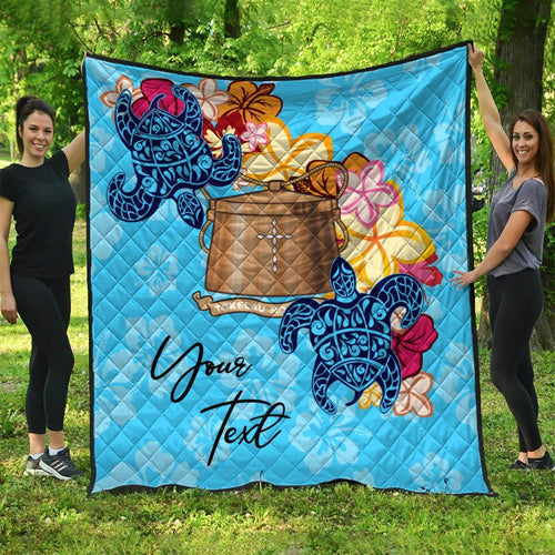 Tokelau Custom Personalised Premium Quilt - Tropical Style