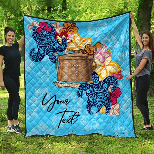 Tokelau Custom Personalised Premium Quilt - Tropical Style